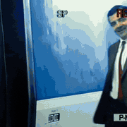 Mr Bean hello reaction GIF sample